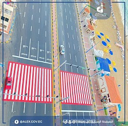 عبور المشاه إشارات مرور الكورنيش